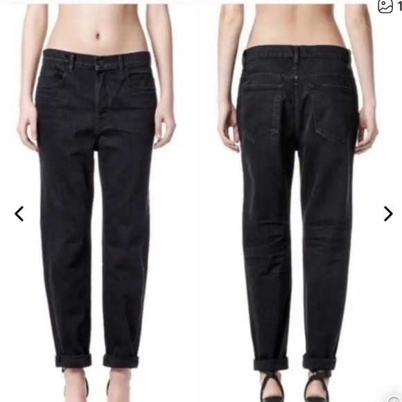 Alexander Wang Denim - NWOT TAG Alexander Wang 003 Boy Fit jeans black fade